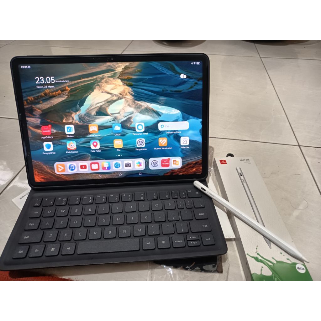 Huawei Matepad 11.5 Tahun 2024 Versi Ram 6/128 Fullset Keyboard Ori dan Stylus Pen merek xundd