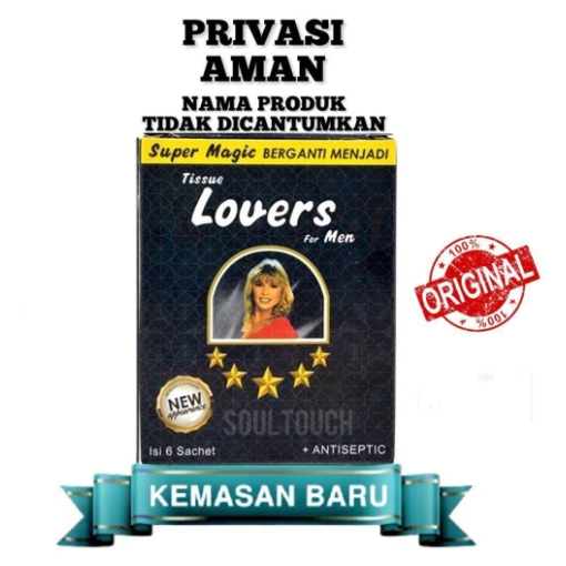 Tisu Magic Man Premium Original Tissue Super Magic Power Tissu Lovers Men  harga tissu magic magic p