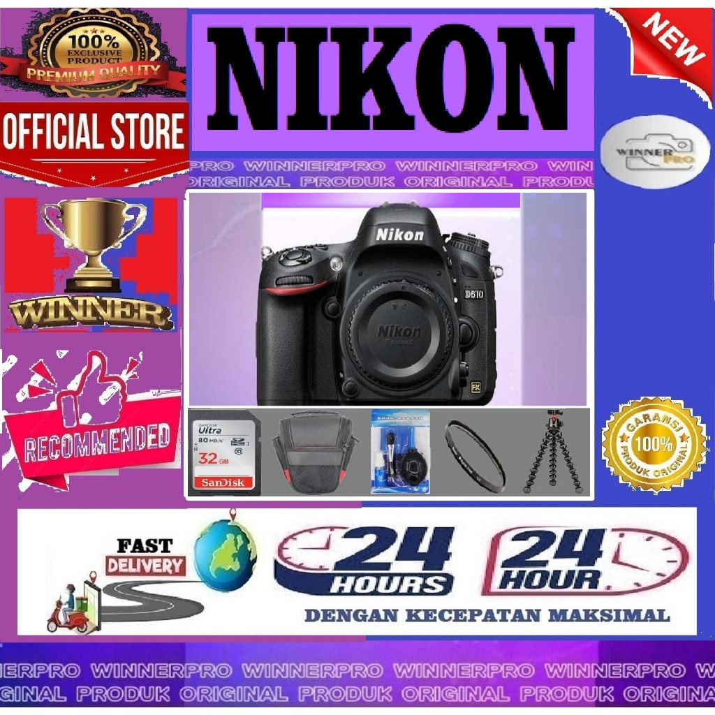 NIKON D610 / Nikon D 610 Body Only BO d610/ d 610 PAKET