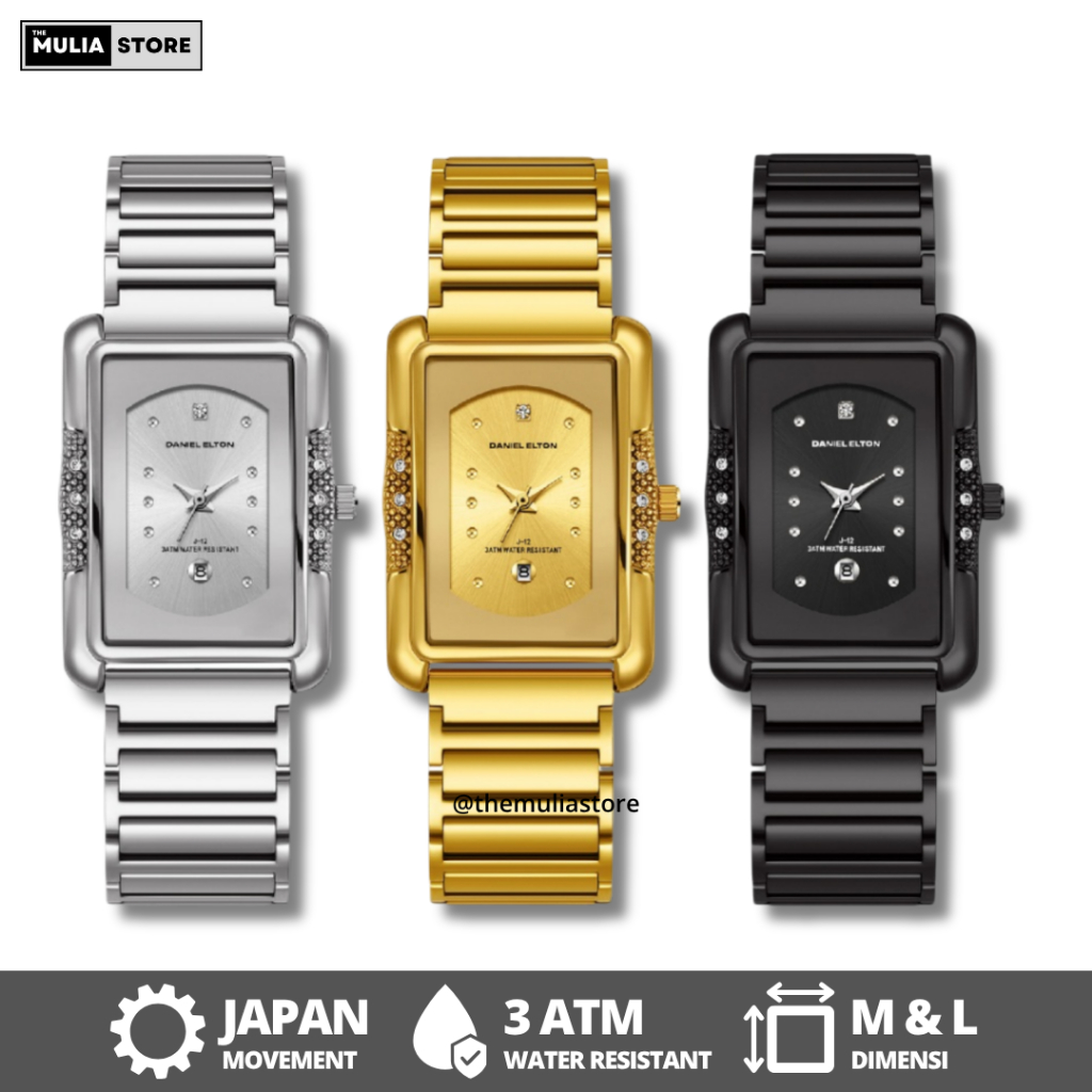 DANIEL ELTON Jam Tangan Wanita Daniel Elton 7601 Tanggal Analog