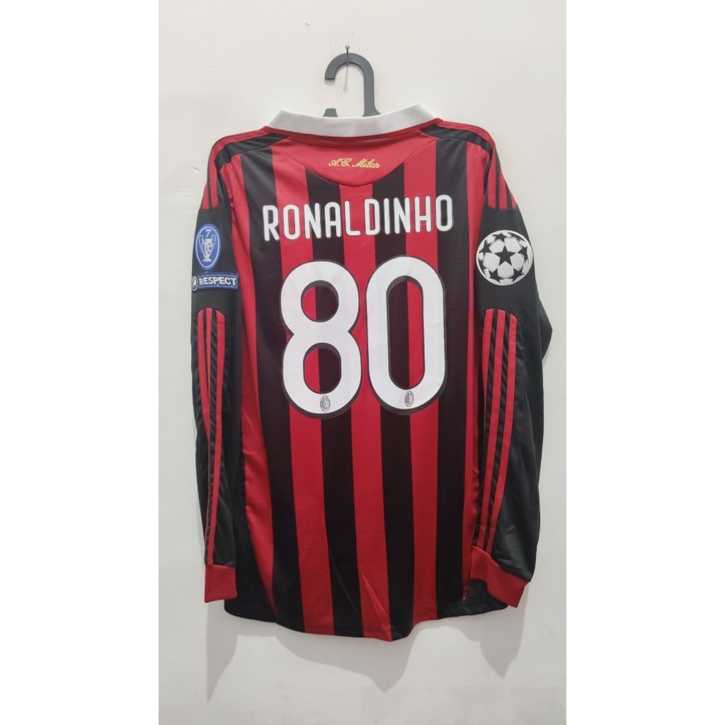 jersey Retro Asem Mil@n Ronaldinho size M XL