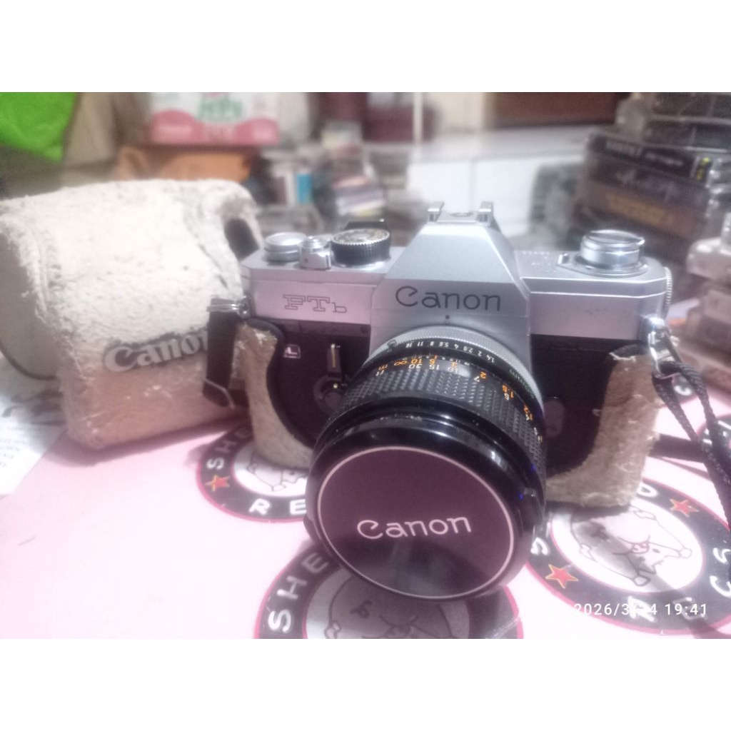 Kamera SLR Analog Canon FTb QL 50mm F1.4