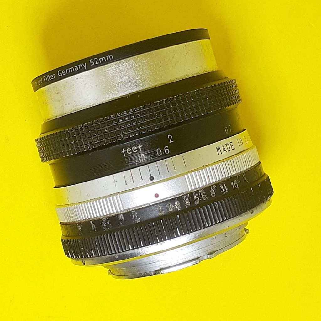 Lensa Manual mount Minolta MD, River Plate 58mm f2