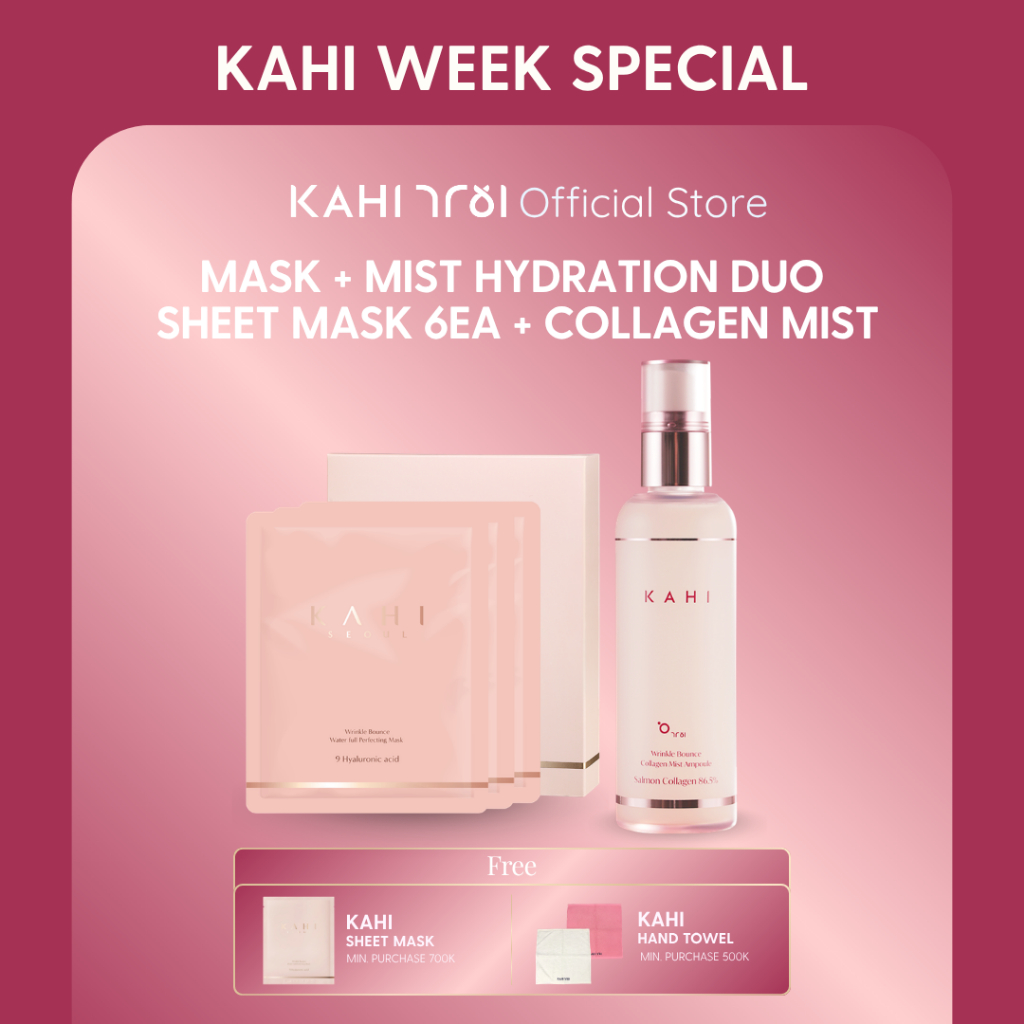 [Official] KAHI Mask 6ea bundles ( Collagen Mist + Mask 6ea)