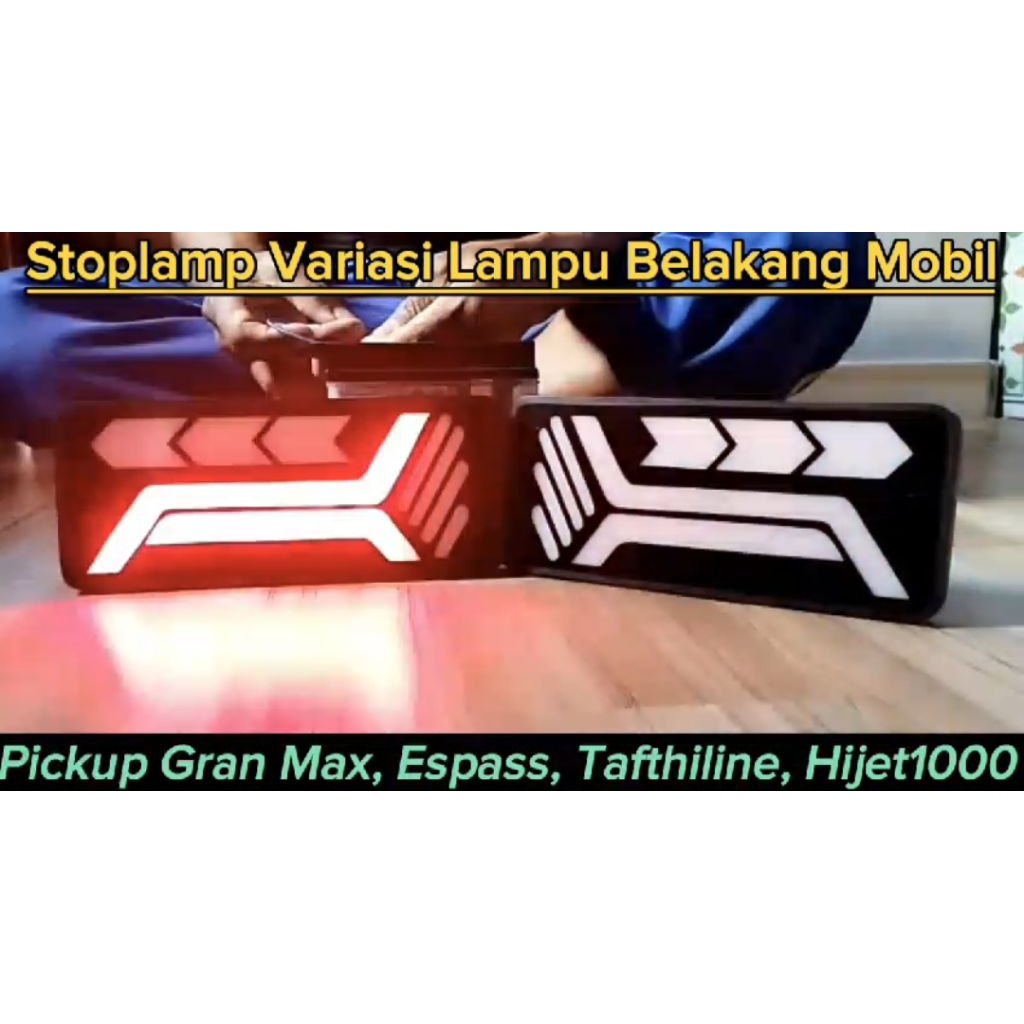 Stoplamp lampu rem lampu belakang mobil pickup LED 12 volt