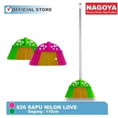 Sapu Nilon Nagoya Love 826 / Sapu Lantai Nilon Nagoya Love / Sapu Senar Nagoya Love