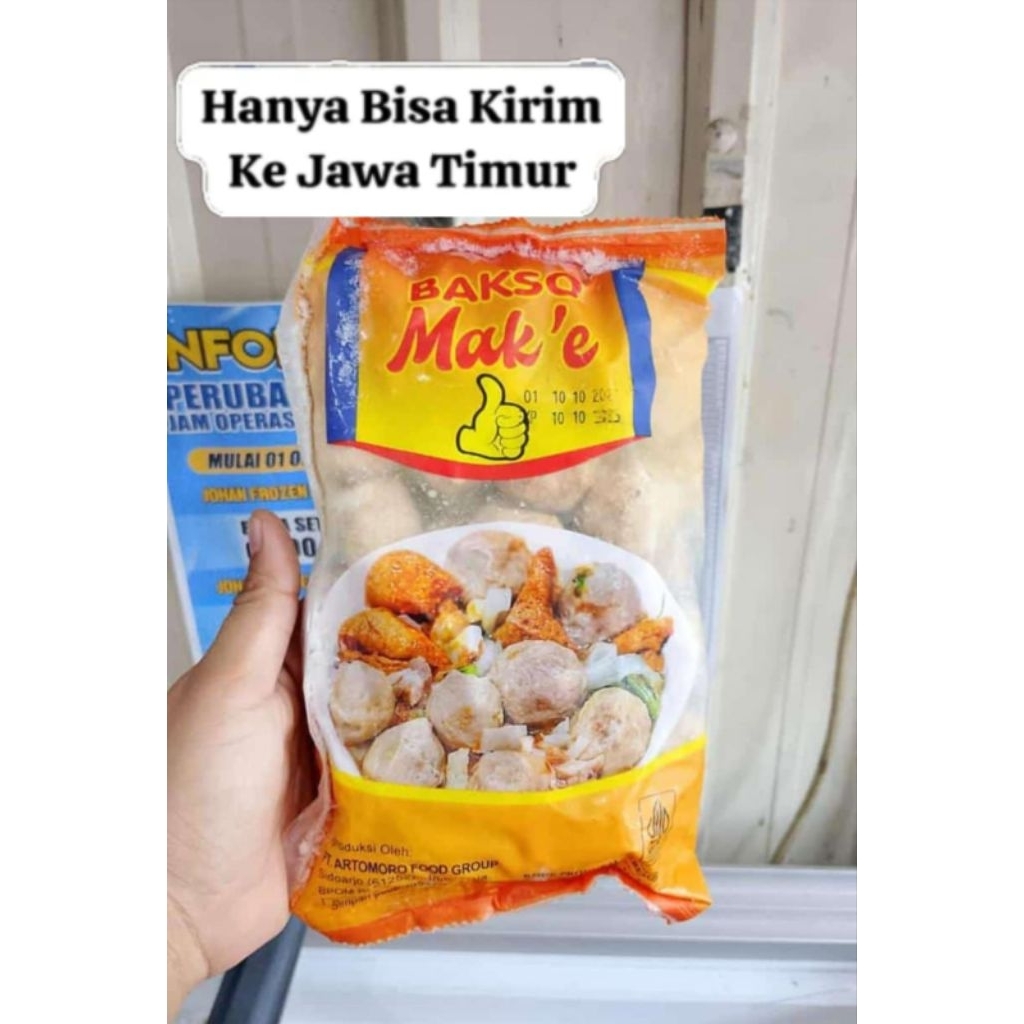 pentol/bakso mak e sapi original premium frozen food pentol solo urat