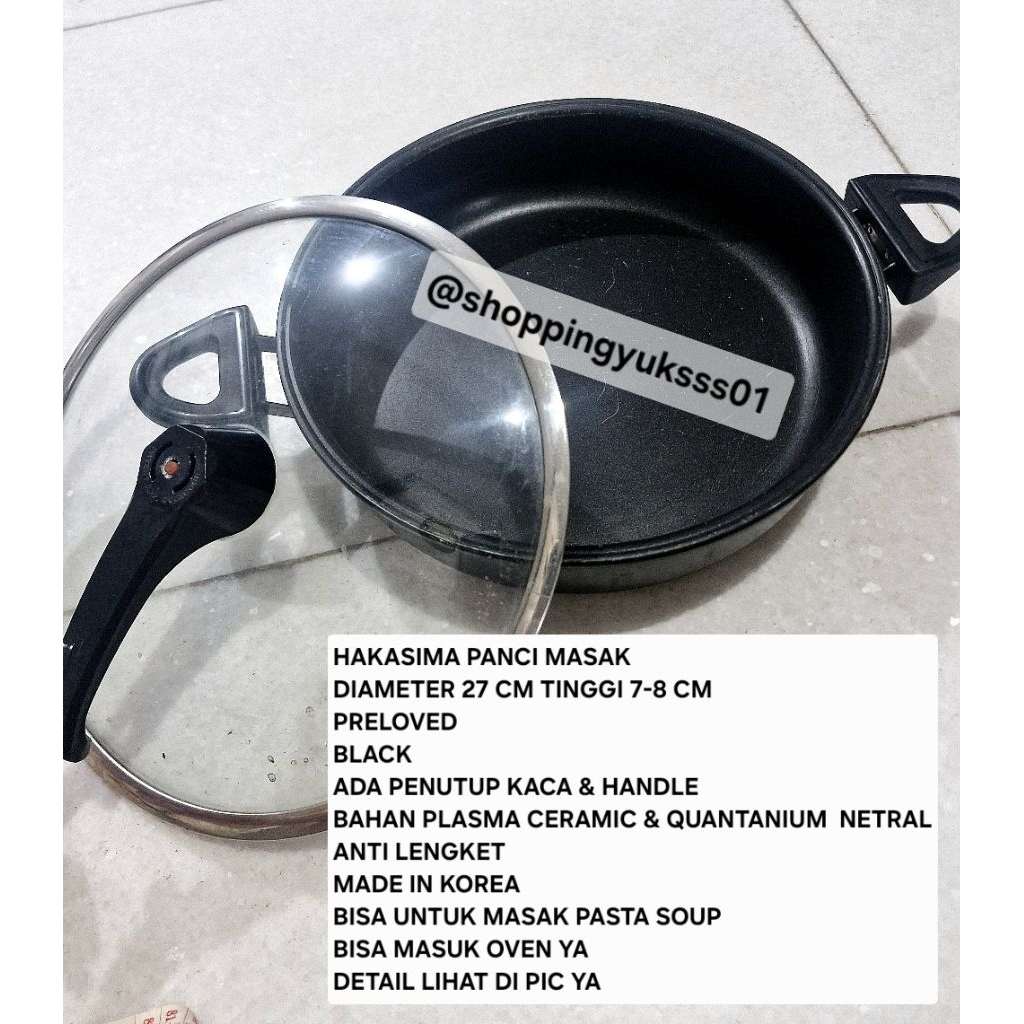 PANCI HAKASIMA CERAMIC PRELOVED  27 CM