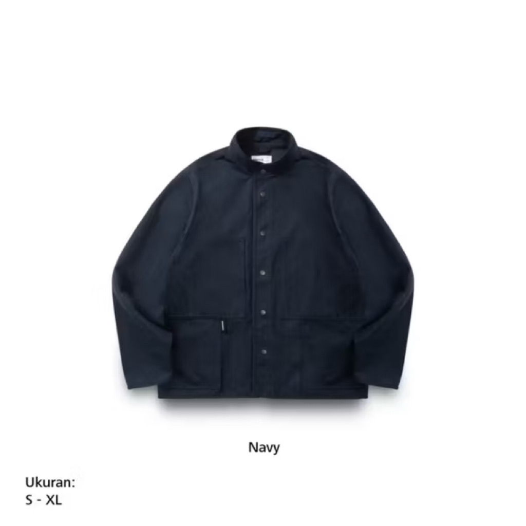 Bodypack Hoxadrine Basic Stand Collar Jacket Hangout Preloved