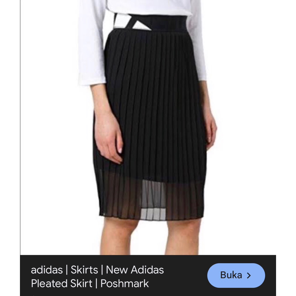 Adidas pleated skirt / rok mini adidas