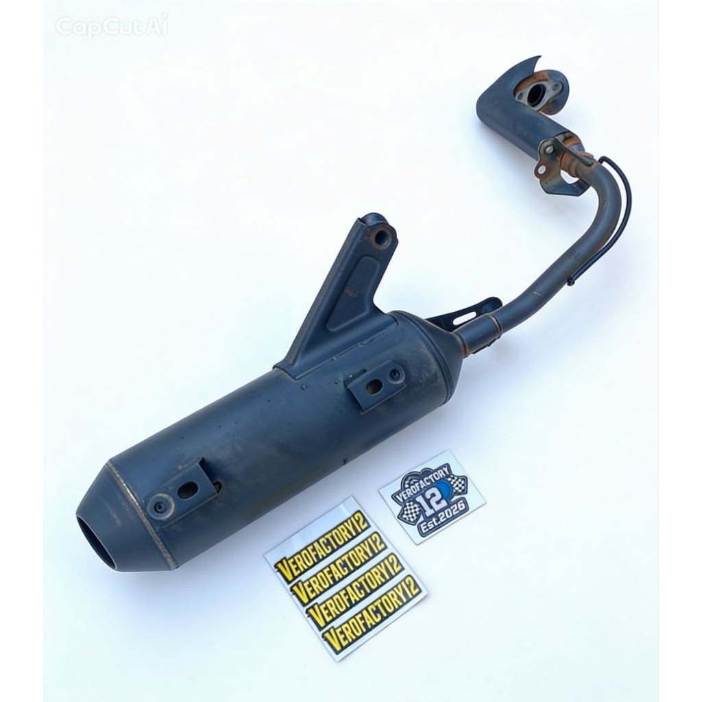 Knalpot standar Honda scoopy , Genio, Delux 2021/2023 original copotan second