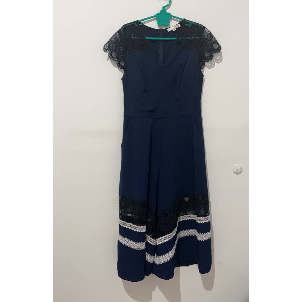 PRELOVED JUMPSUIT NAVY KARORO