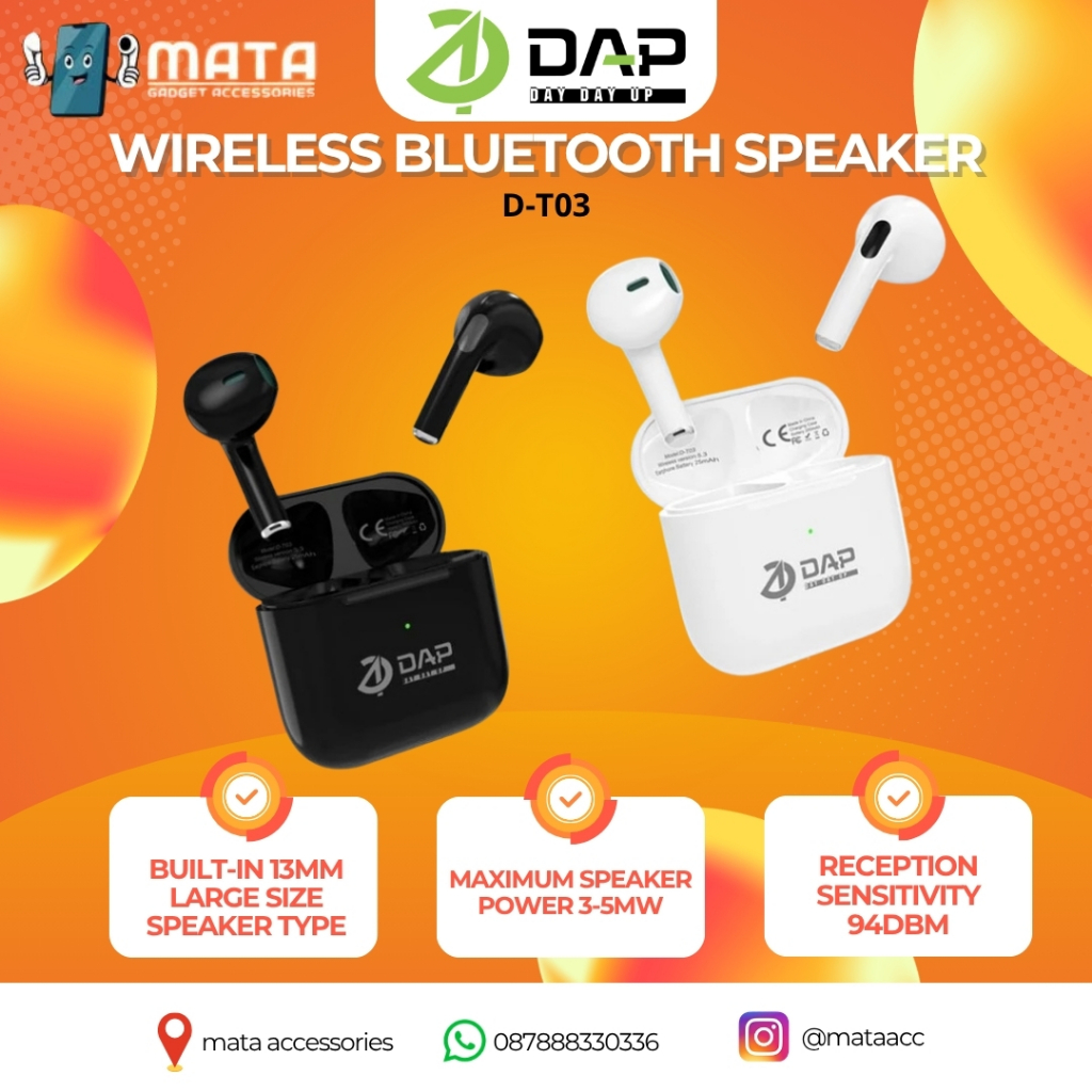DAP TWS Wireless Bluetooth Earphones