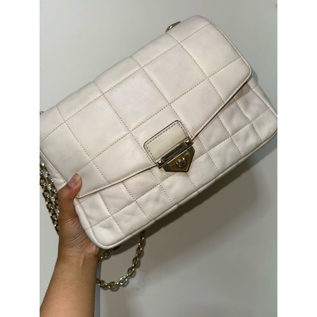 MK SoHo Large Quilted Leather Shoulder Bag