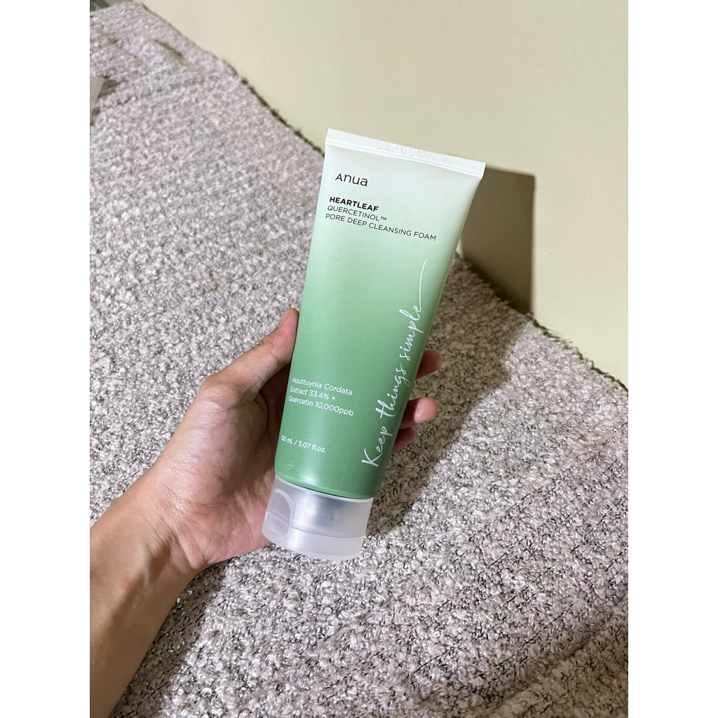 NEW ANUA HEARTLEAF QUERCETINOL PORE DEEP CLEANSING FOAM