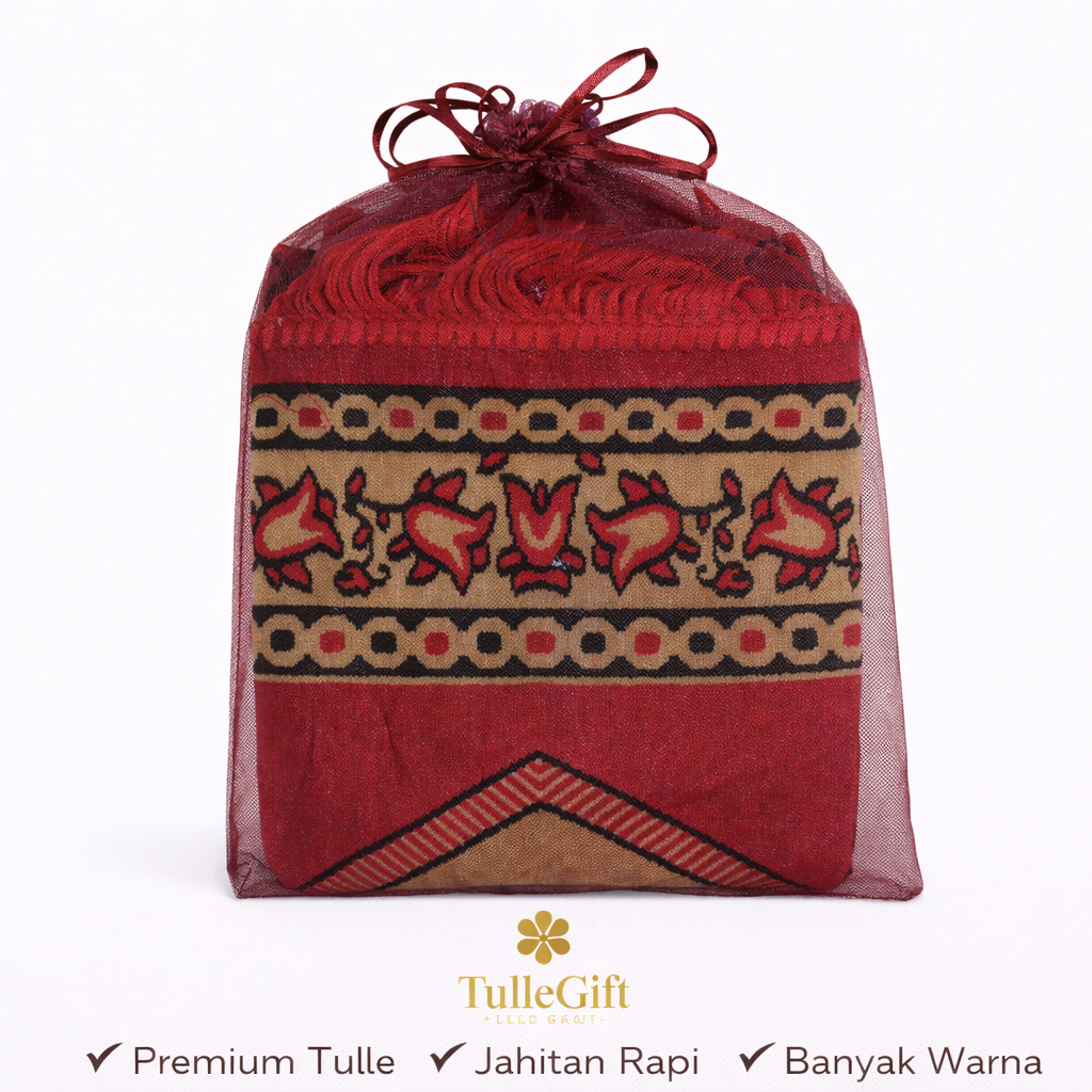 Kantong Souvenir Serut - 30x40cm - Kantong Tile Besar