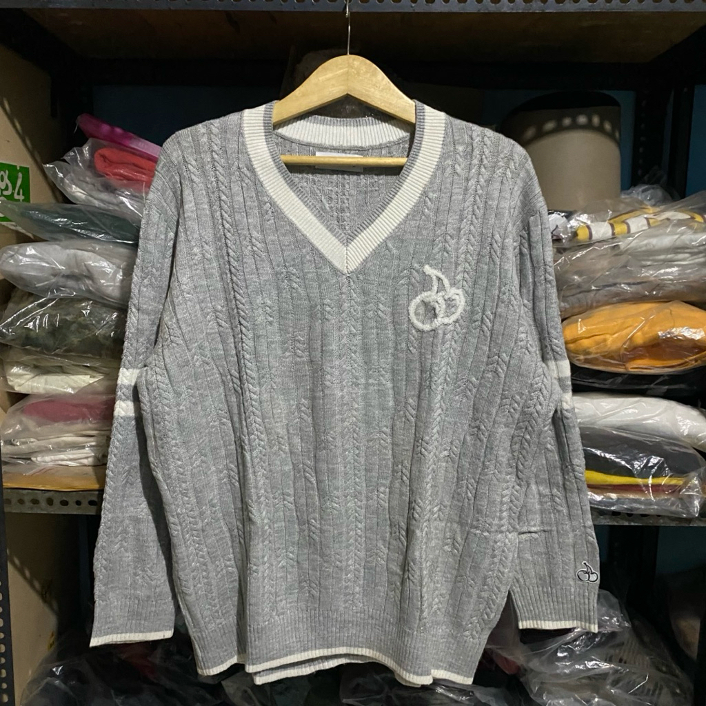 Kirsh Cable V Knit Grey Size 1 69x60