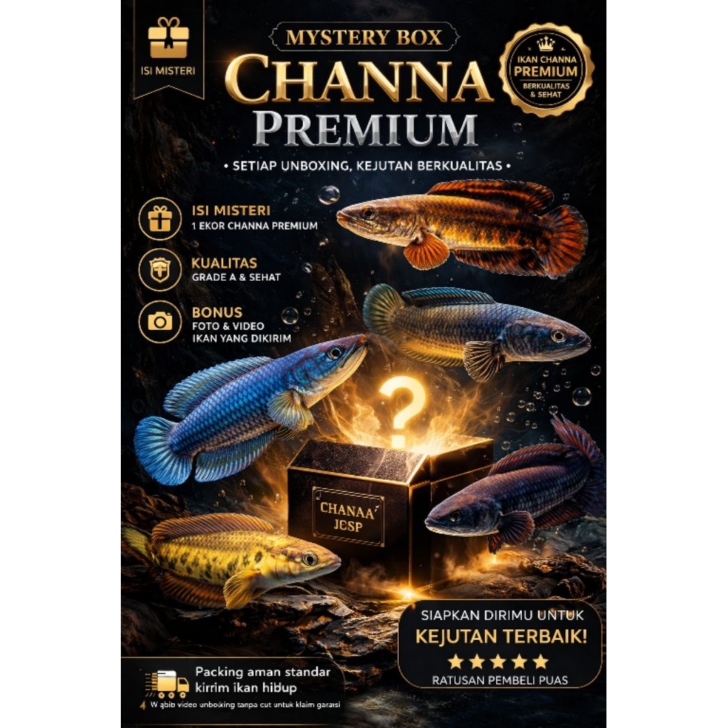 myatery box ikan channa