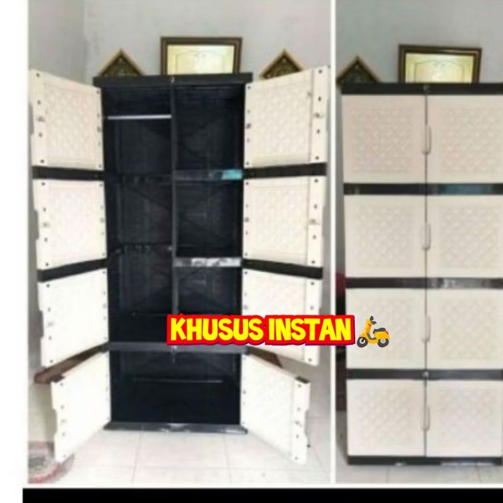 Lemari plastik Gantung Aquose jumbo 50*70*170cm
