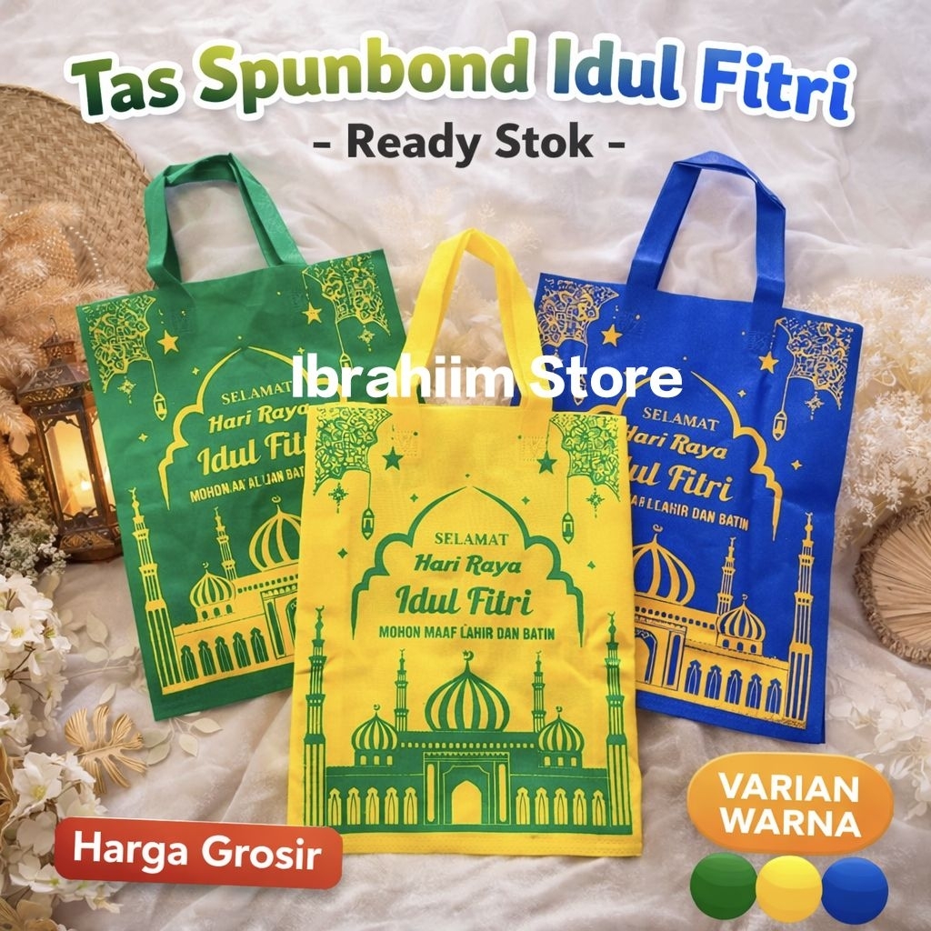 (ISI 12PCS / KECIL) TERMURAH TERLARIS TAS PARSEL LEBARAN IDUL FITRI KECIL UKURAN 35x25x15 cm / TAS P