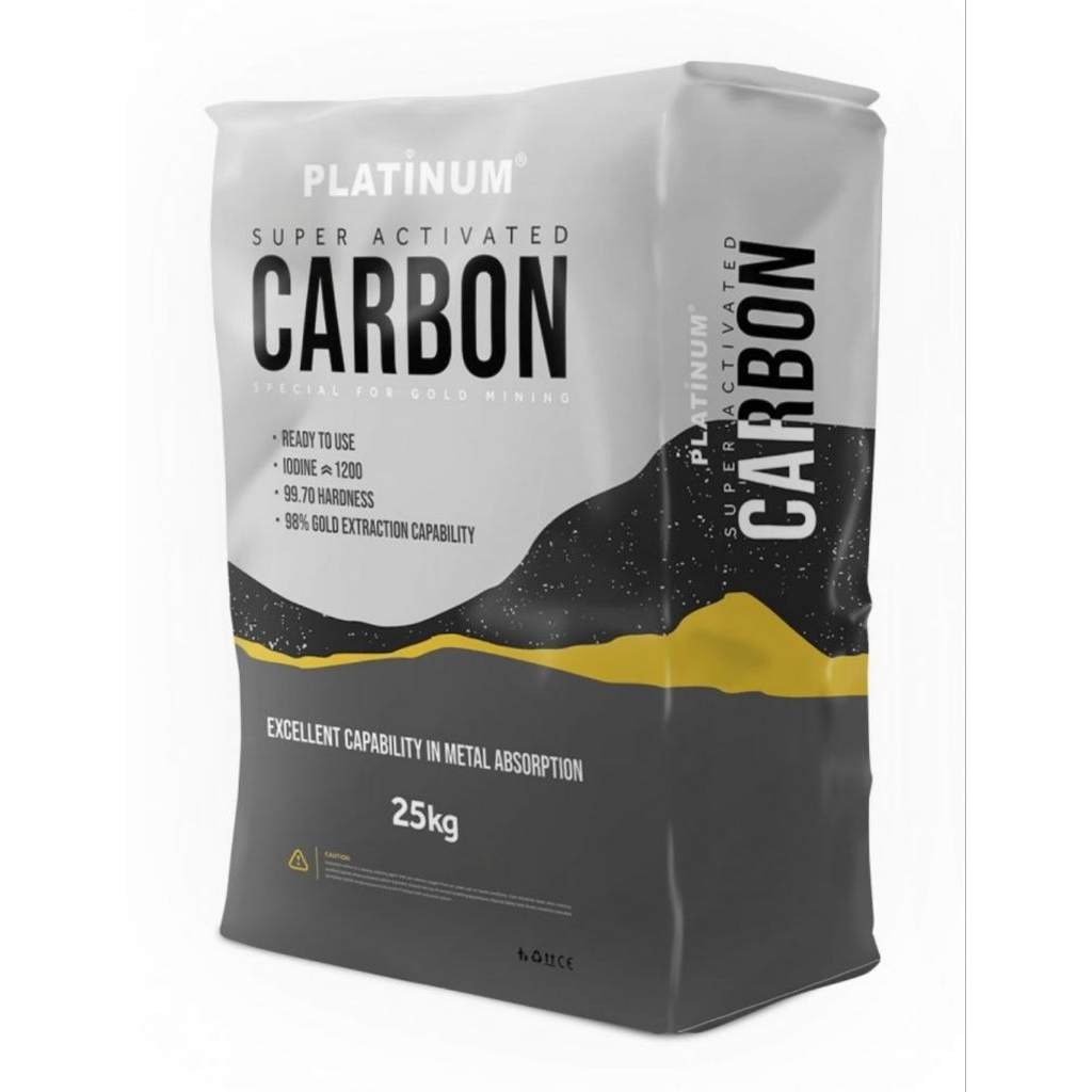 Karbon aktif platinum Lodine 1200 Fungsi olah Tambang emas eceran 1 kg