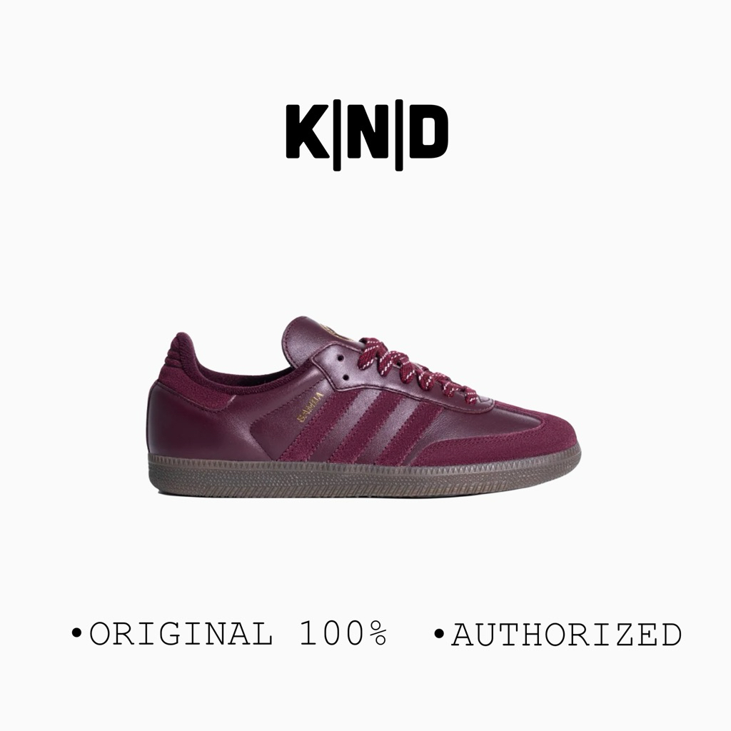 ADIDAS SAMBA OG SUMATRA ISLAND SERIES MAROON JR9445 ORIGINAL