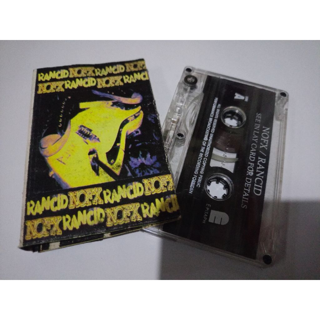 kaset slipt punk rancid/nofx (botleg)