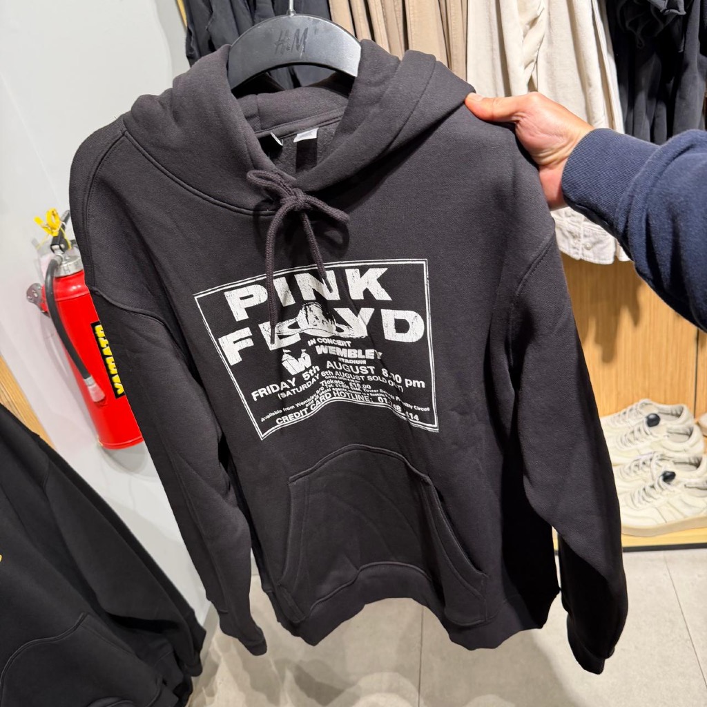 Jastip. Hoodie Relaxed H&M X Pink Floyd (MAN)