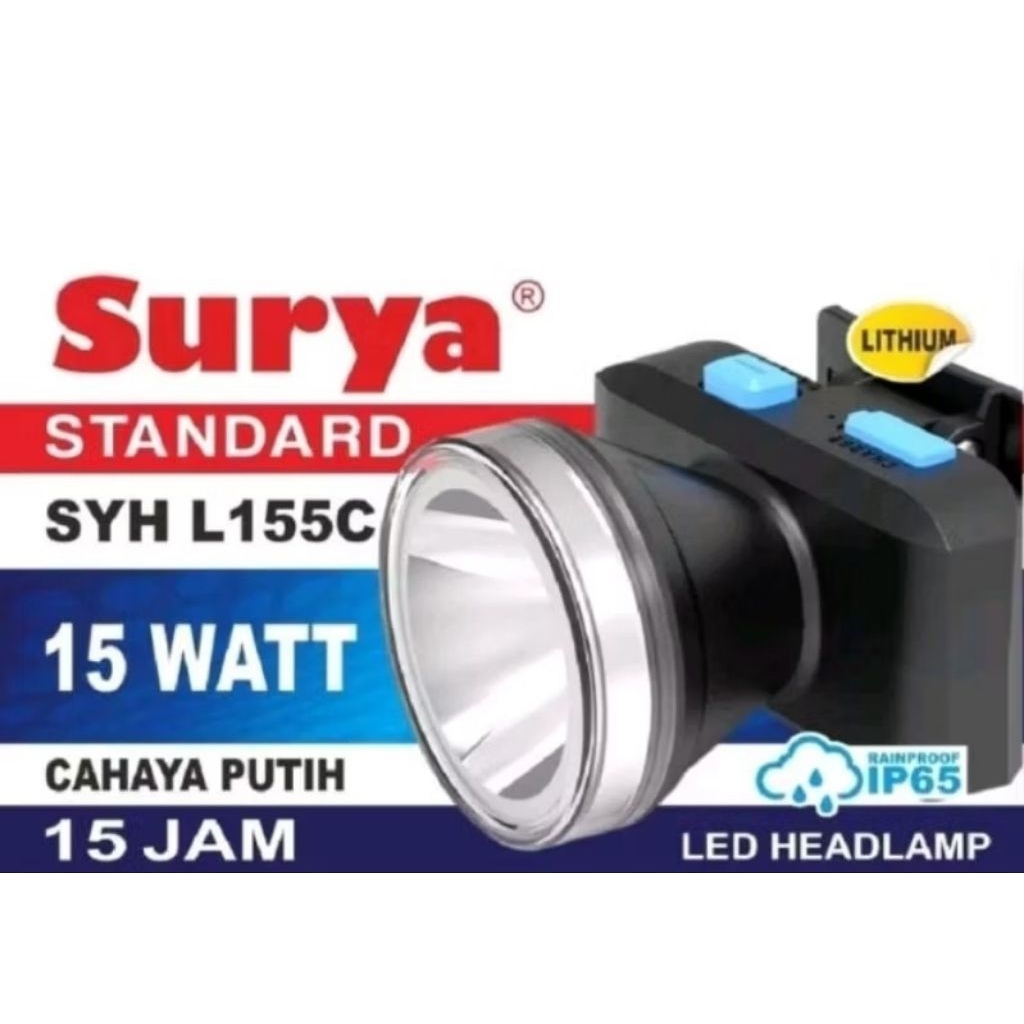 senter kepala surya 15watt