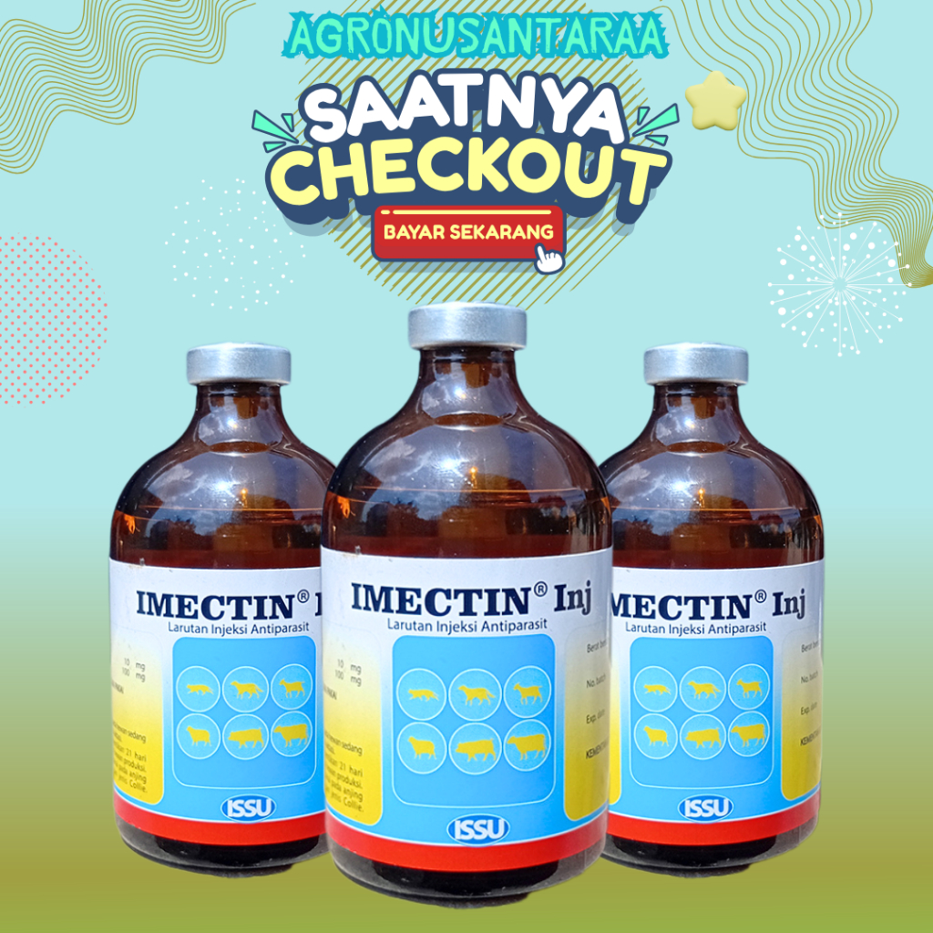 IMECTIN 100 ML - Untuk Ektoparasit Dan Endoparasi Like Ivomec Super Dan Intermectin Super.