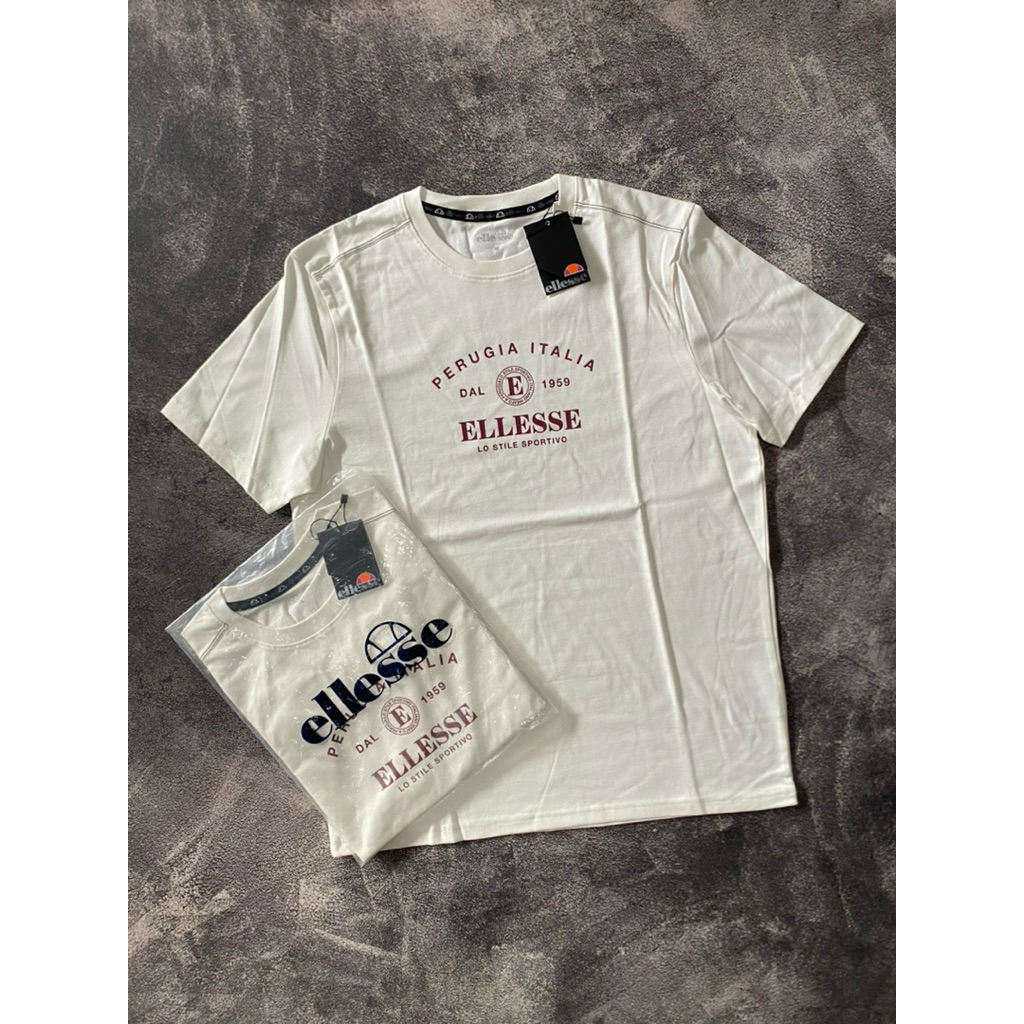 Ts ellesse perugia italia white bnwtip original 100%