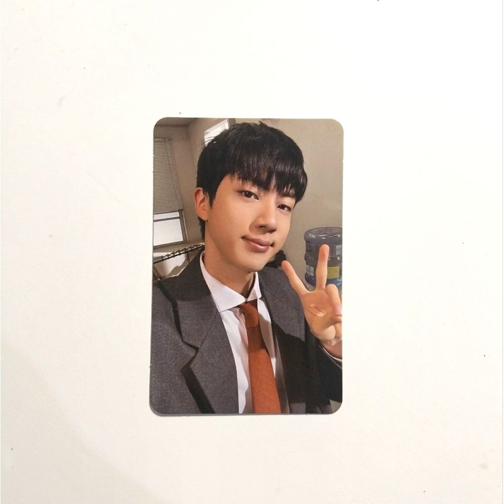 PHOTOCARD PC OFFICIAL JIN BTS KIM SEOKJIN ALBUM HAPPY