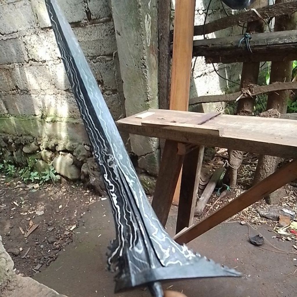 bilah keris bali 34cm ( s34)