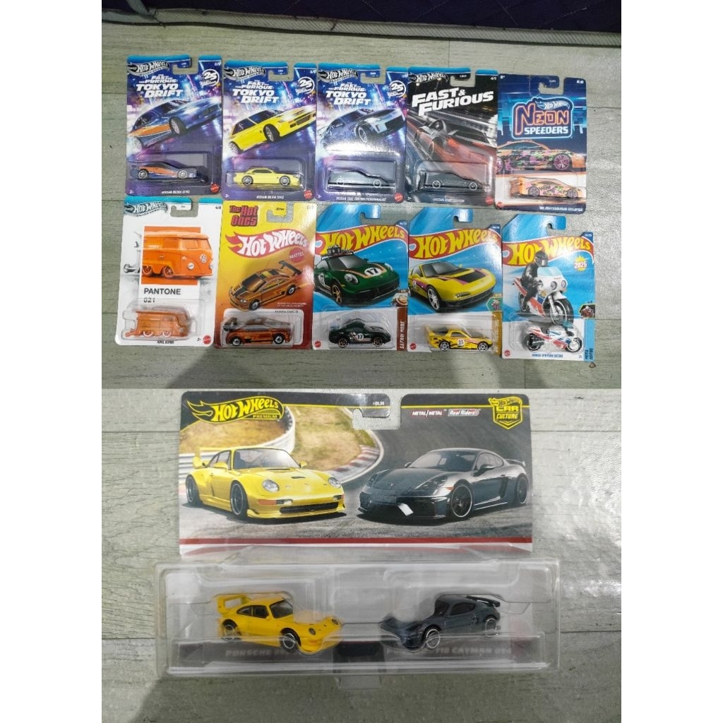 HOT WHEELS PREMIUM TWIN PACK PORSCHE