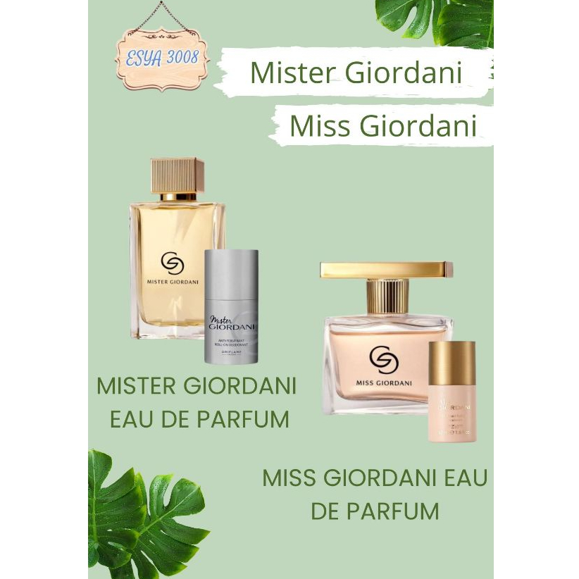 Giordani Gold Mister Giordani Eau de Parfum Miss Giordani Eau de Parfum