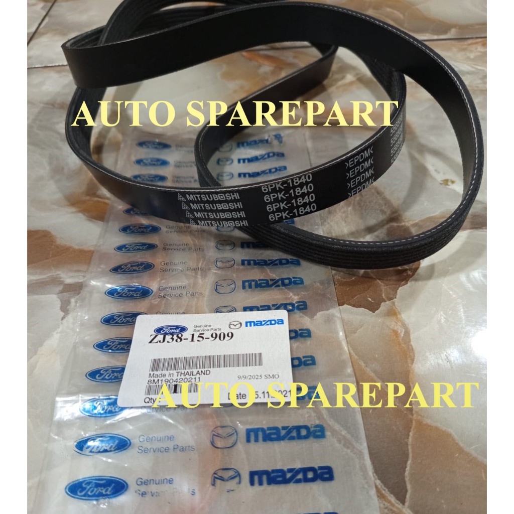 fan van v belt tali kipas 6pk1840 mazda 2 6pk-1840