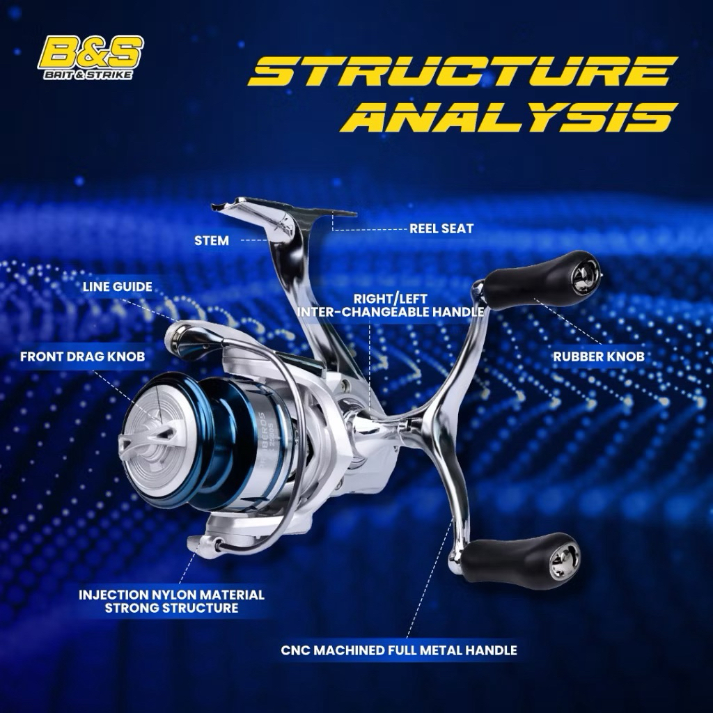 REEL PROBEROS AUKS DOUBLE HANDLE