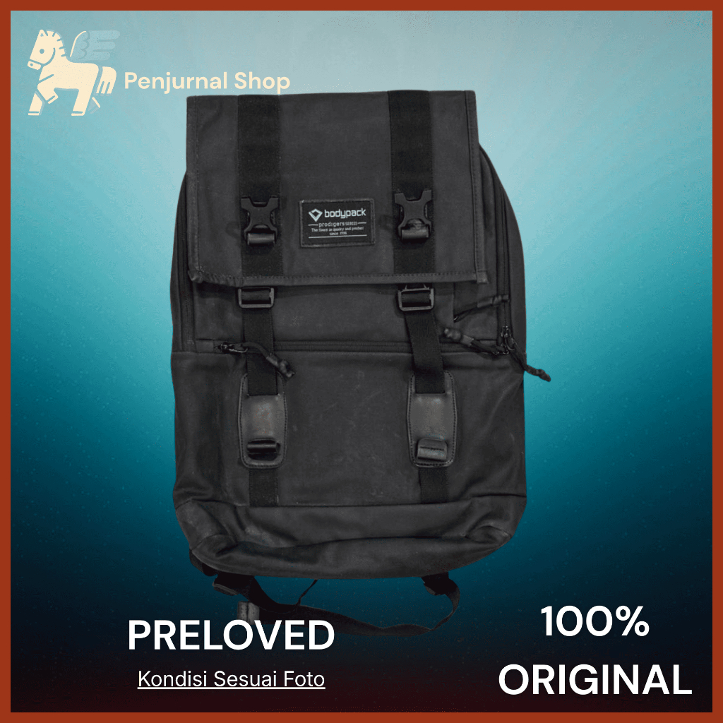 BodyPack Prodigers Troops Backpack | Original Preloved | Black