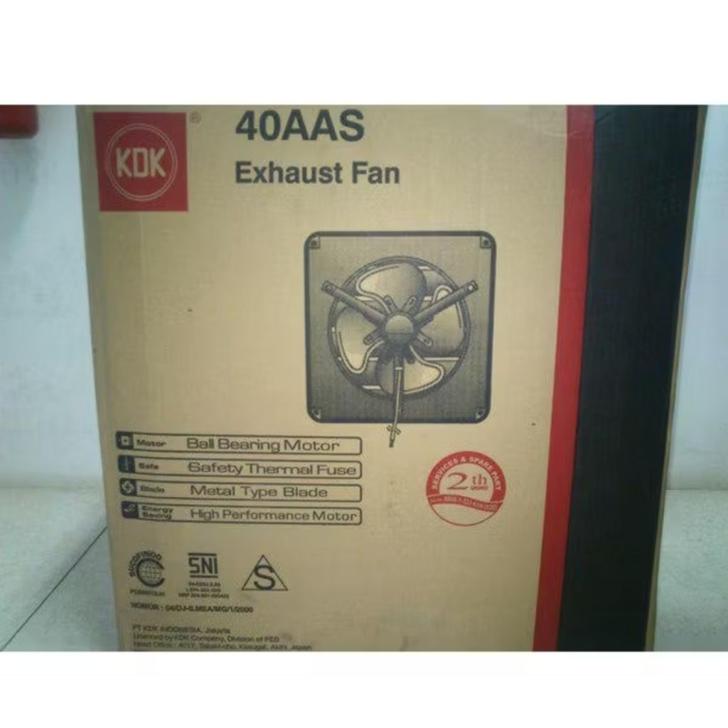 KDK Kipas Angin Exhaust Fan Dinding - Tembok Besi KDK 40AAS