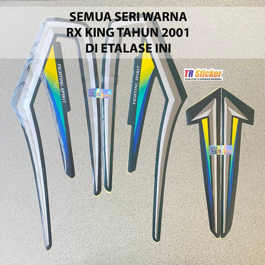 Striping Yamaha RX King 2001 Sticker Lis List Decal Yamaha RX-King 2001 Kualitas Original Laminasi