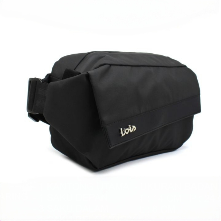 Tas Lois BGL141WB Tas Pinggang Waistbag Pria Bag Kulit Tas Kasual Cowok Original Lois