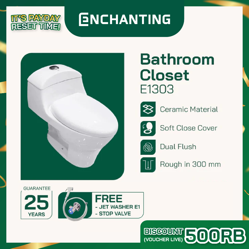 Toilet Duduk Europe Enchanting E1303 - Bidet Toilet Seat