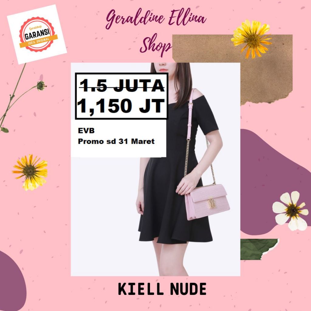 Tas EVB wanita sale shoulder bag seri KIELL