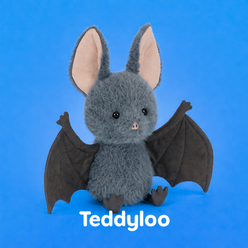 Broox Bat Jellycat Plush Rare Original Gift Soft Bat Plush Jellycat Kelelawar Abu Lucu