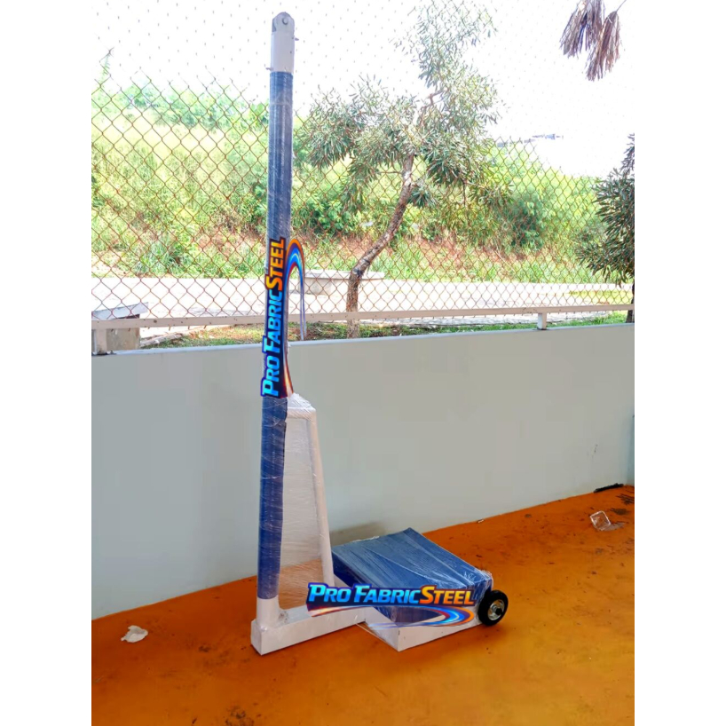 ProFabric Steel Tiang Net Voli Portable Standar FIVB Lapangan Voli Badminton Multifungsi