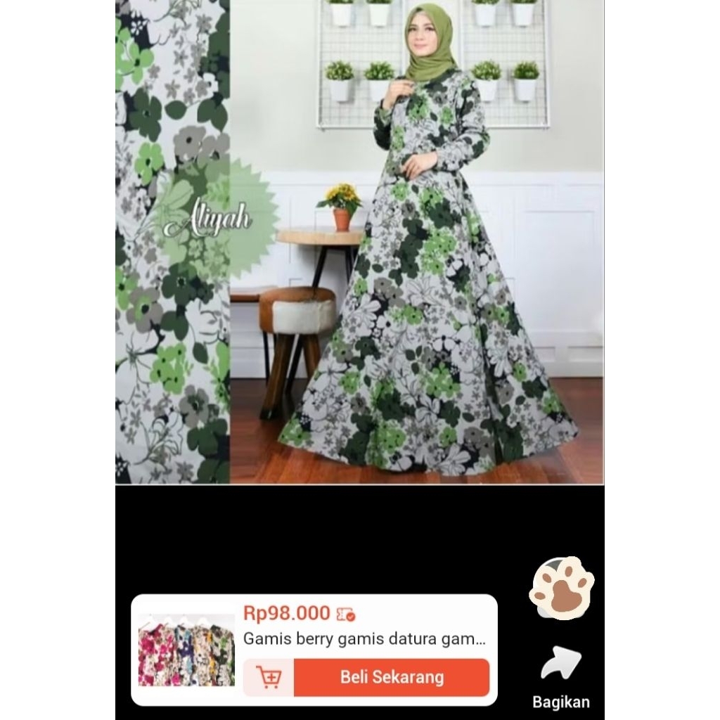 Gamis Monalisa Preloved