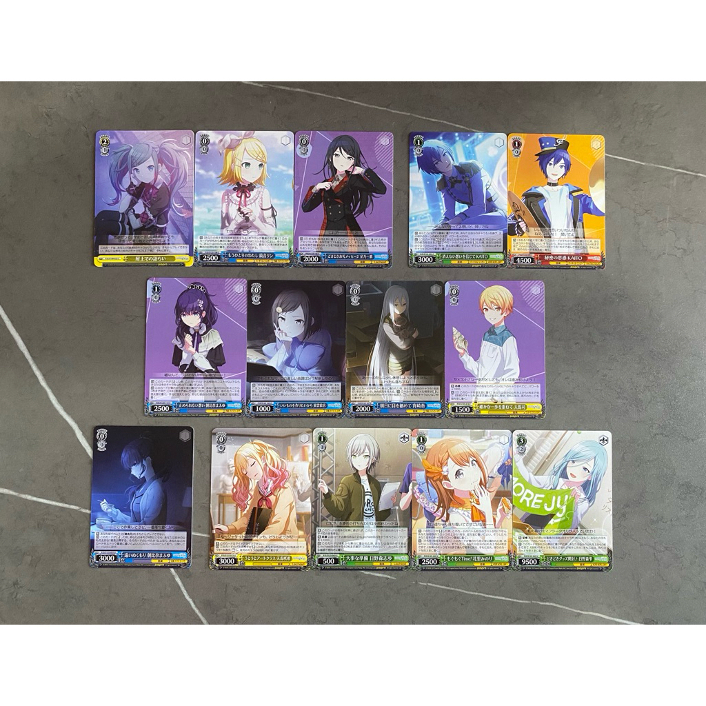 [Part 1] Project Sekai Official Merchandise Weiss Weiß Schwarz Cards TCG Collectible Trading Card Ga