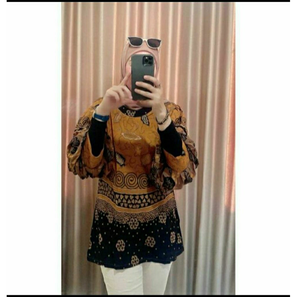 Blus Paris Batik Solo Blus Batik Wanita