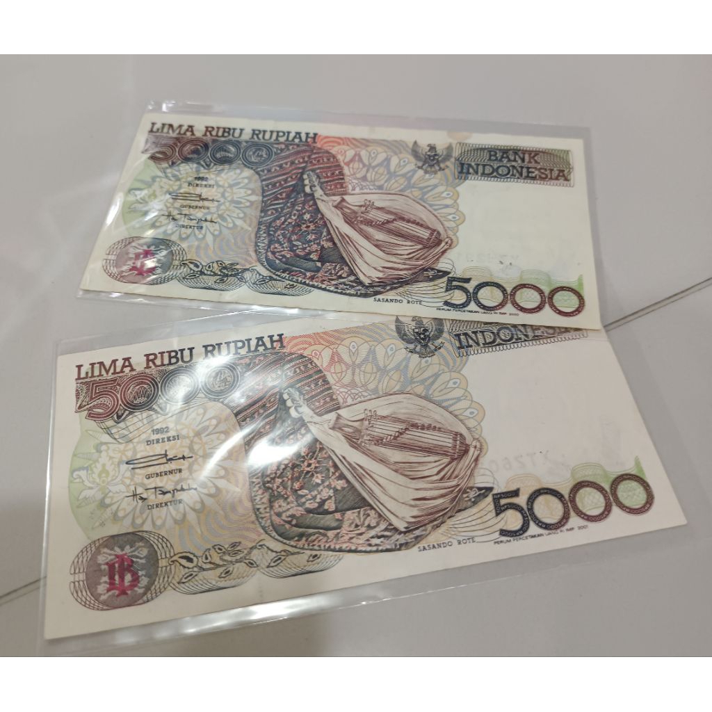 Uang 5000 kuno sasando