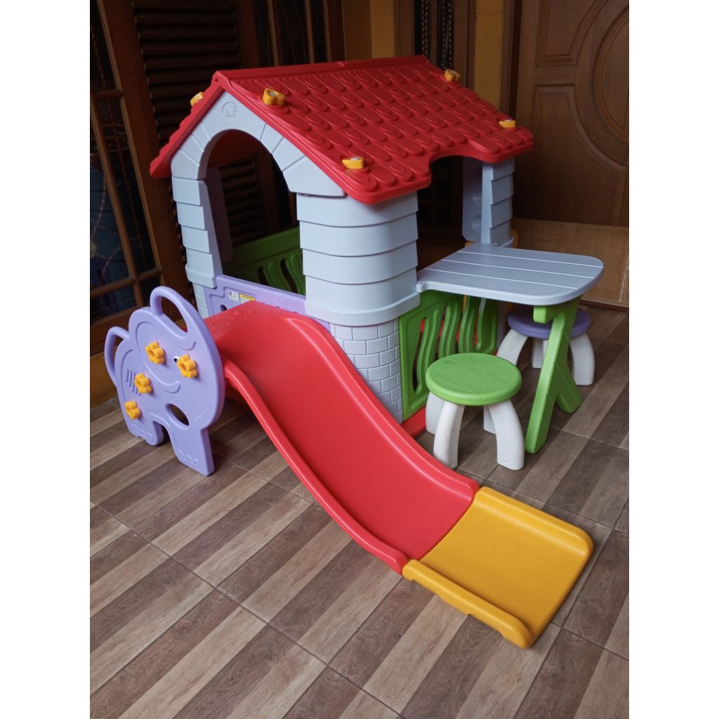 PRELOVED PEROSOTAN PROSOTAN PLOSOTAN GROW N UP DOUBLE SLIDE MAINAN ANAK TOBEBE LITTLE TIKES STEP2 ST